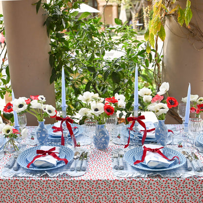 Blue Eden Candle Holders (Pair)