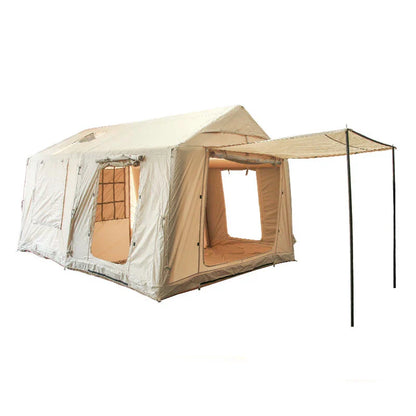 Custom Heavy Duty Portable Oxford Cloth Inflatable Camping Tent Waterproof Outdoor Air Pole Tent with Air Pump