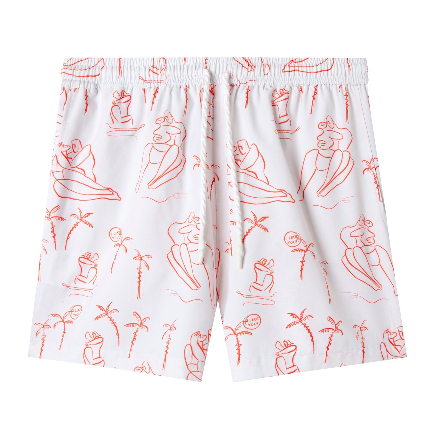 'I LIKE YOU!' Swim Trunks