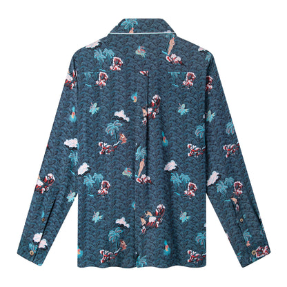Playa of Eden (Navy) (Long-Sleeve)