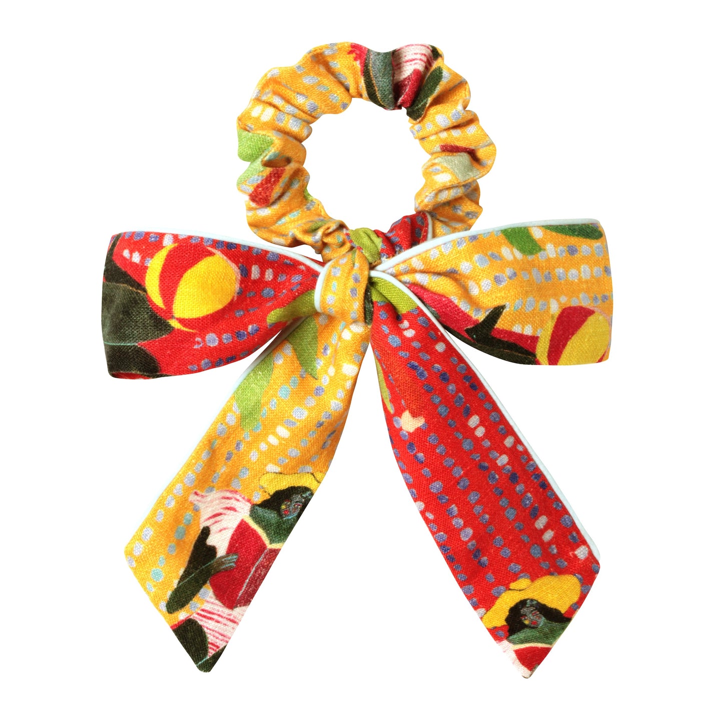 Ana Leovy x Tombolo - Scrunchie (Red/Yellow Scramble)