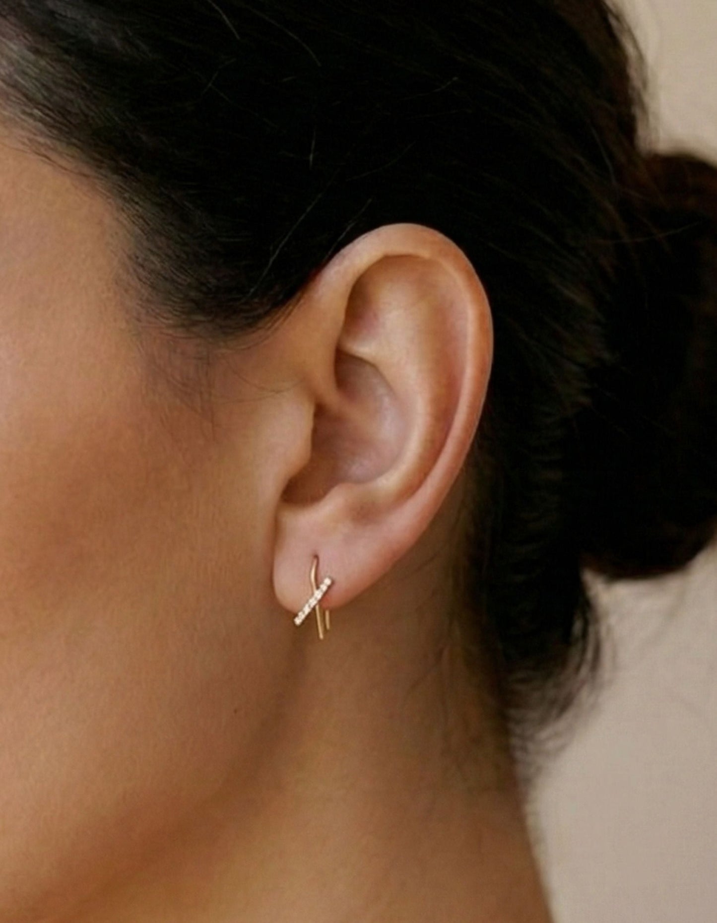Horizon Mini Thread Earrings