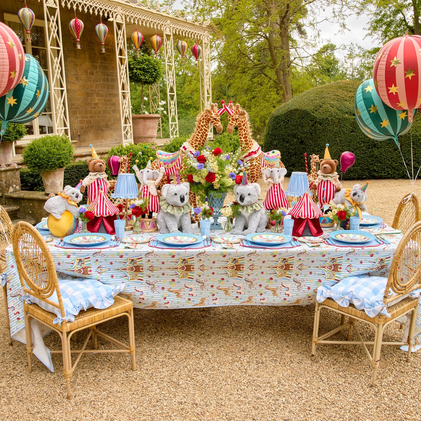 Circus Party Paper Plate & Napkin Set