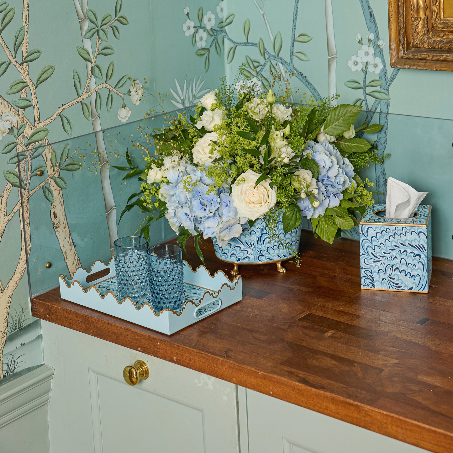 Blue Marble Planter