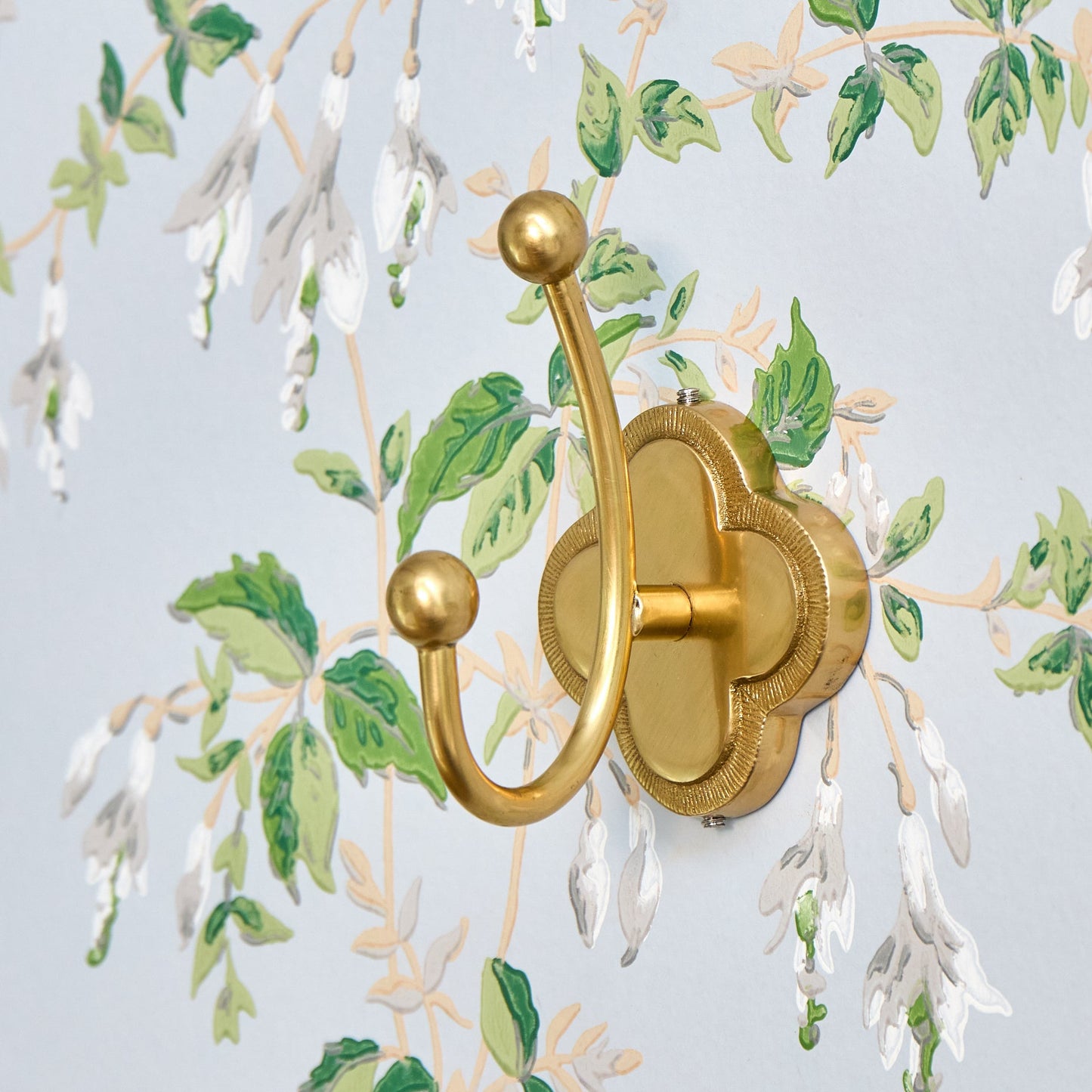 Brass Quatrefoil Bathroom Set