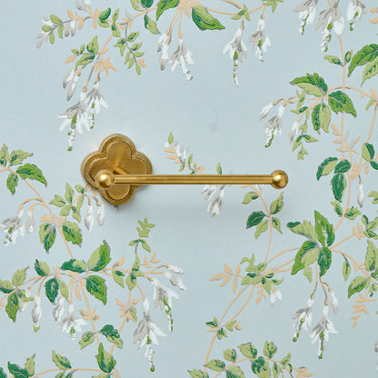 Brass Quatrefoil Bathroom Set