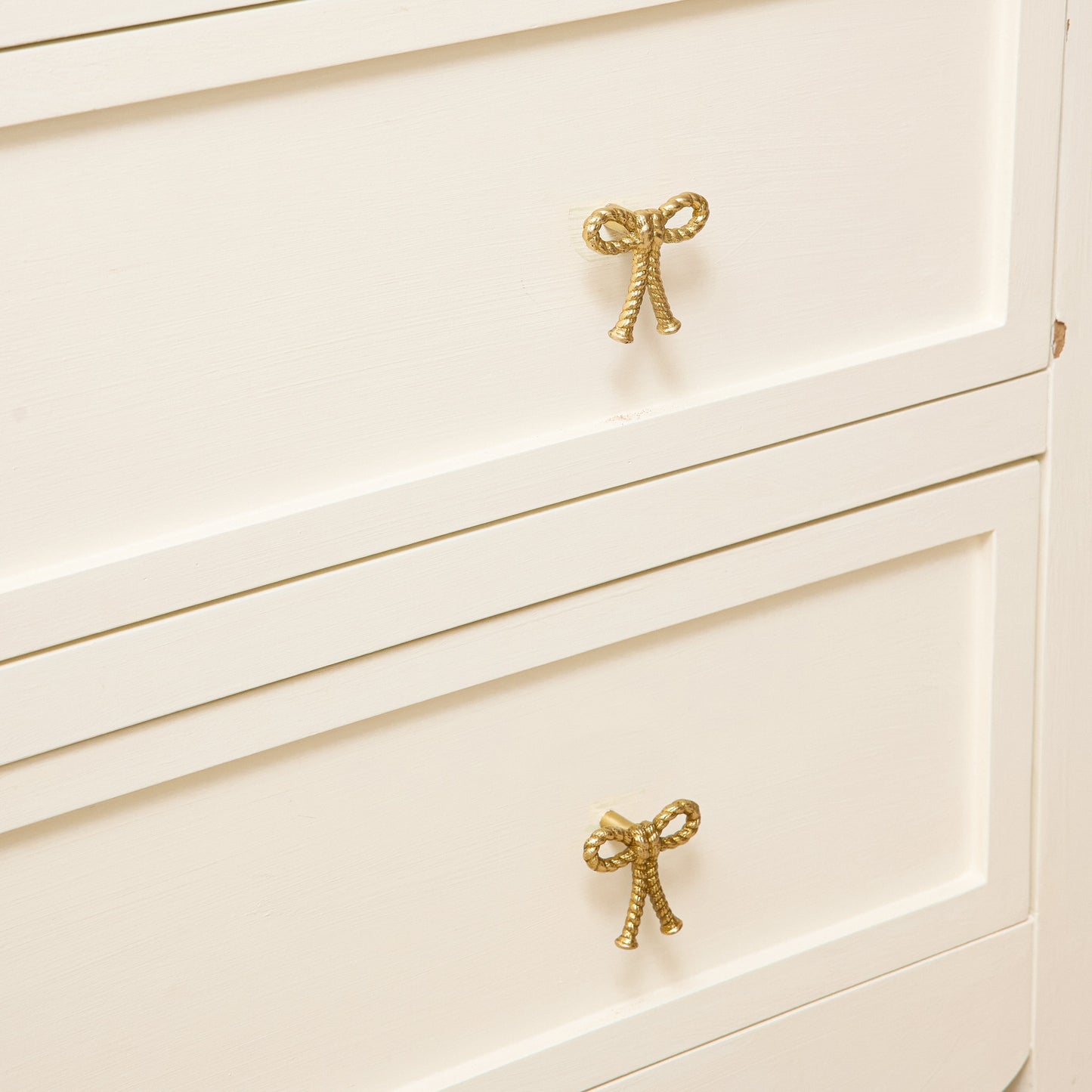 Rope Bow Brass Knobs (Pair)