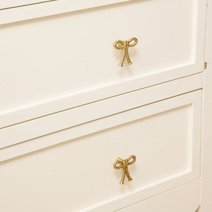 Rope Bow Brass Knobs (Pair)