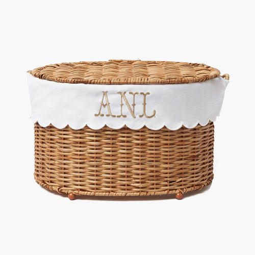 Isabella Rattan Basket (Small)