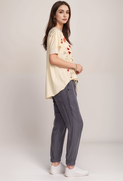Johnny Was Alice Cropped Jogger Pants R65120-D *