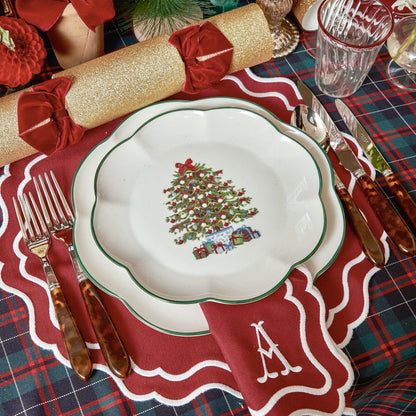 Berry Red Katherine Napkins (Set of 4)