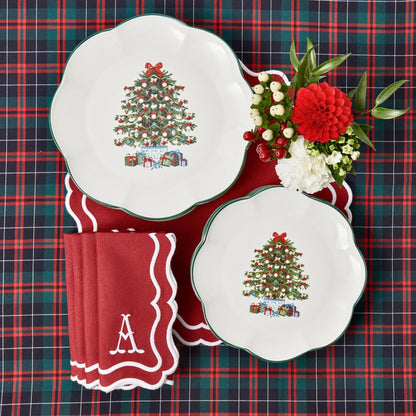 Berry Red Katherine Napkins (Set of 4)