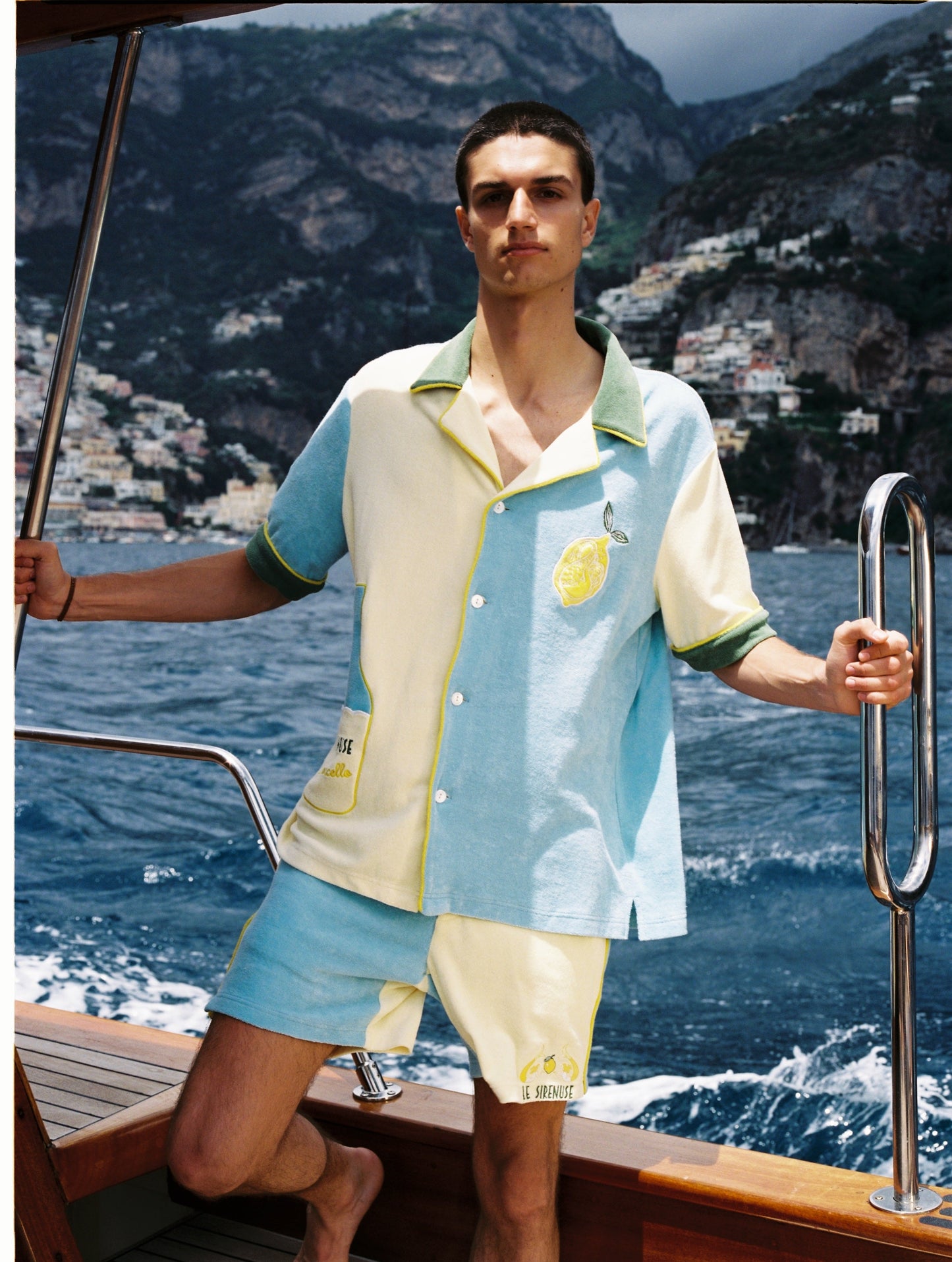 'Le Sirenuse' Limoncello Cabana (Color Block)