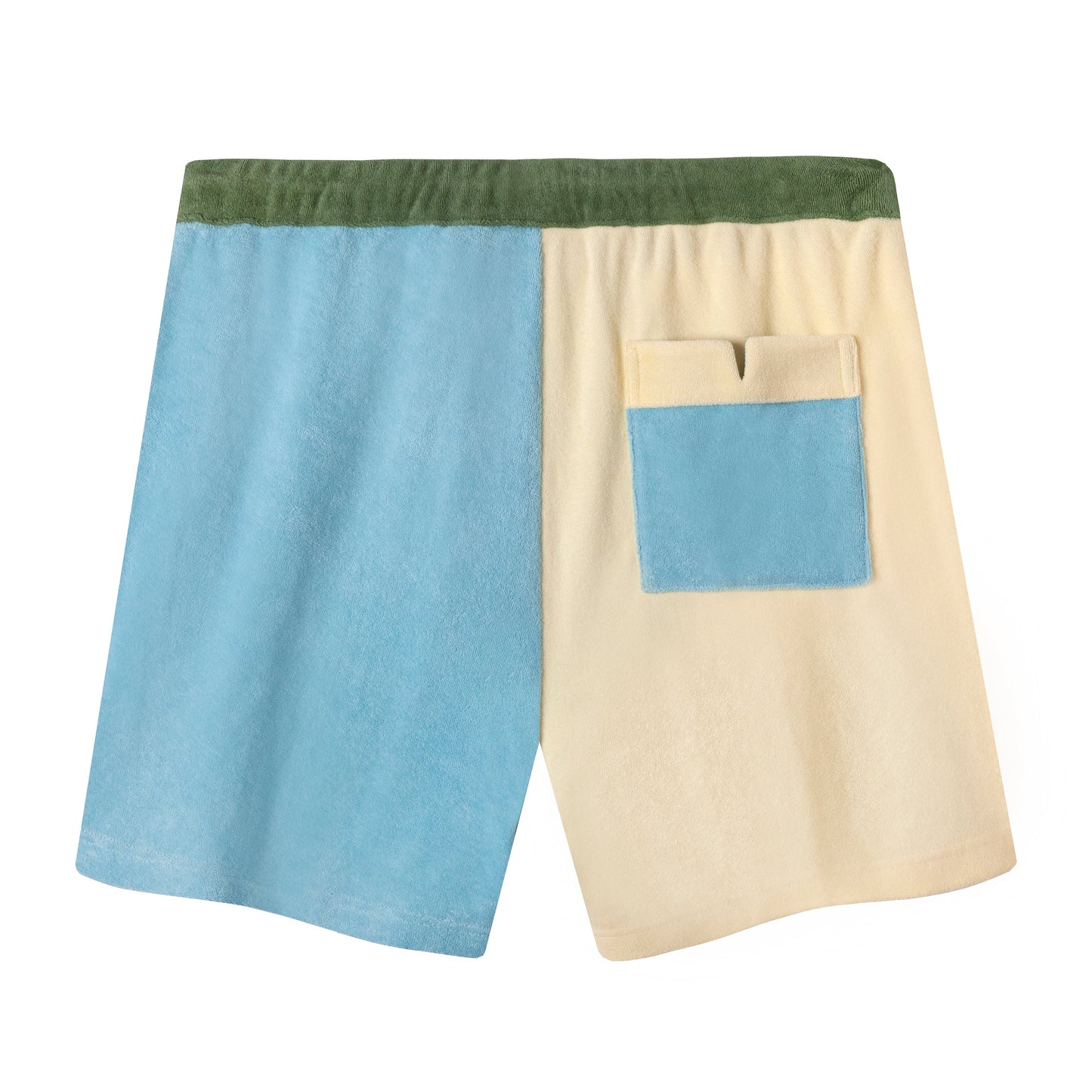 'Le Sirenuse' Limoncello Cabana Shorts (Color Block)