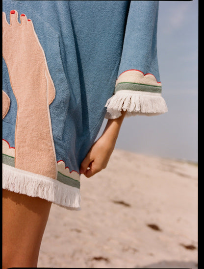 Customizable 'Tom Wesselmann - Seascape #6' Beach Towel Top