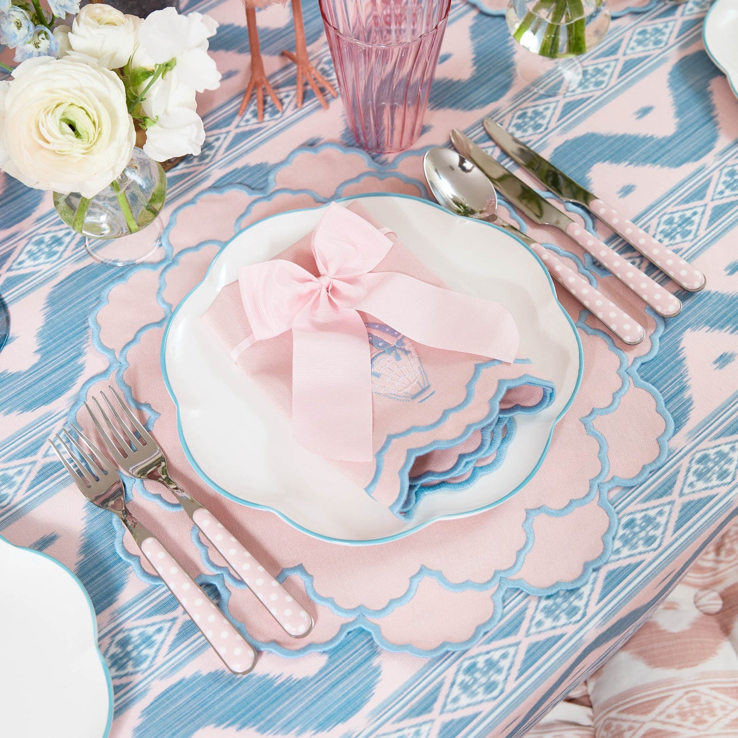 Pink Personalisable Grosgrain Bow