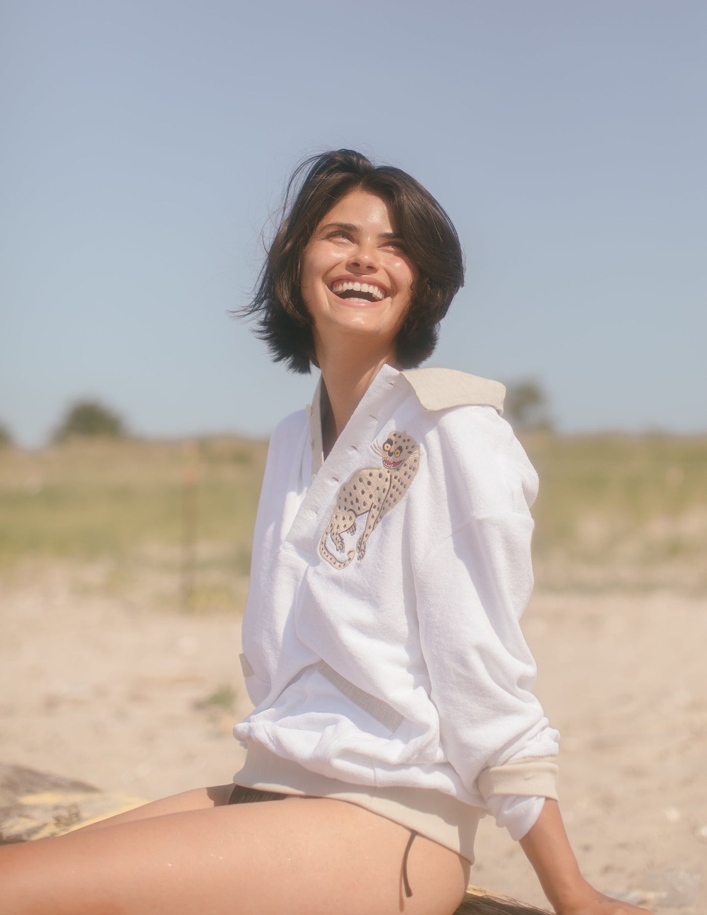 'Sun Leopard' Cabana (Long-Sleeve)