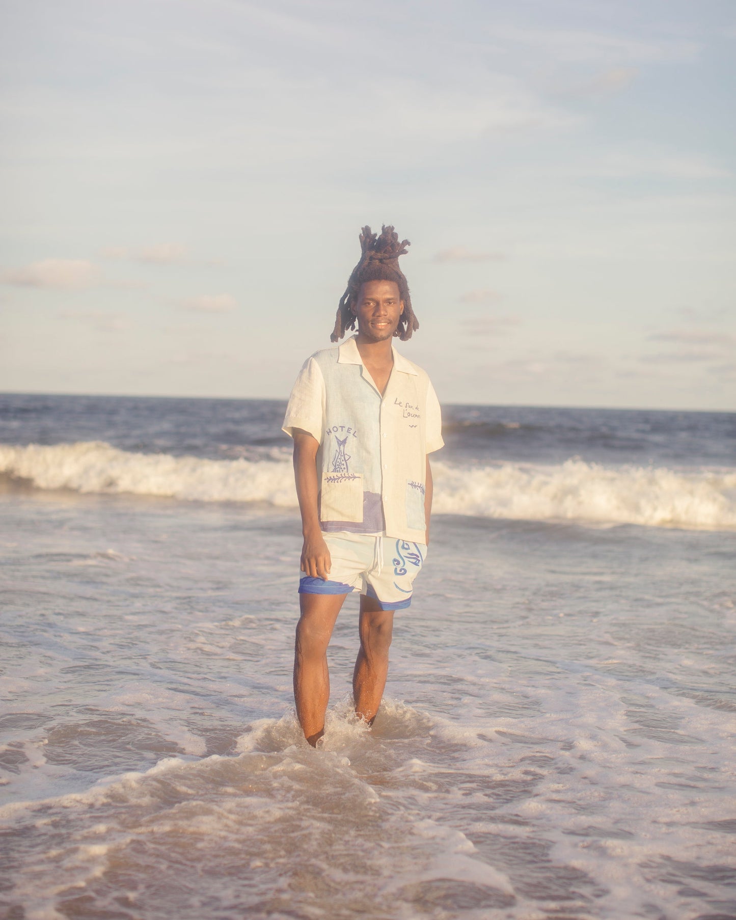 'Fishing Lines' x Hôtel Magique ~ Swim Trunks