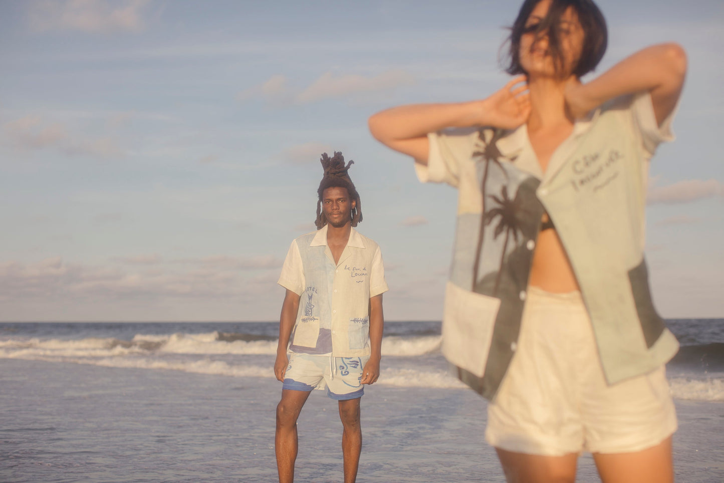 'Fishing Lines' x Hôtel Magique ~ Swim Trunks