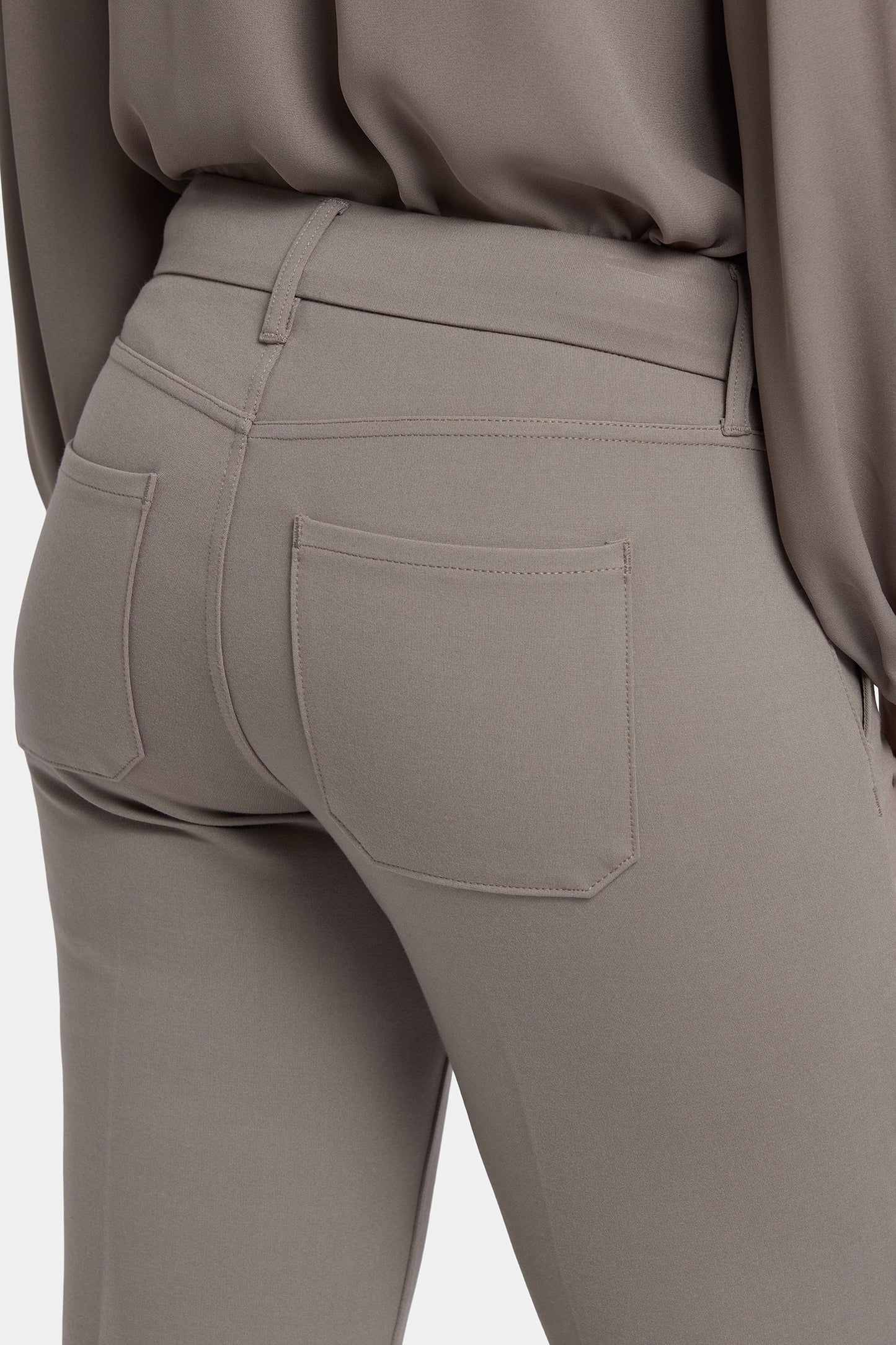 Straight Trouser Pants - Saddlewood