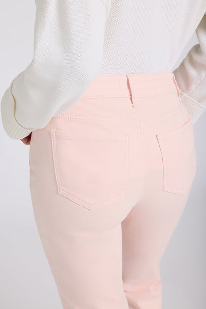 Marilyn Straight Crop Jeans - Pink Dogwood
