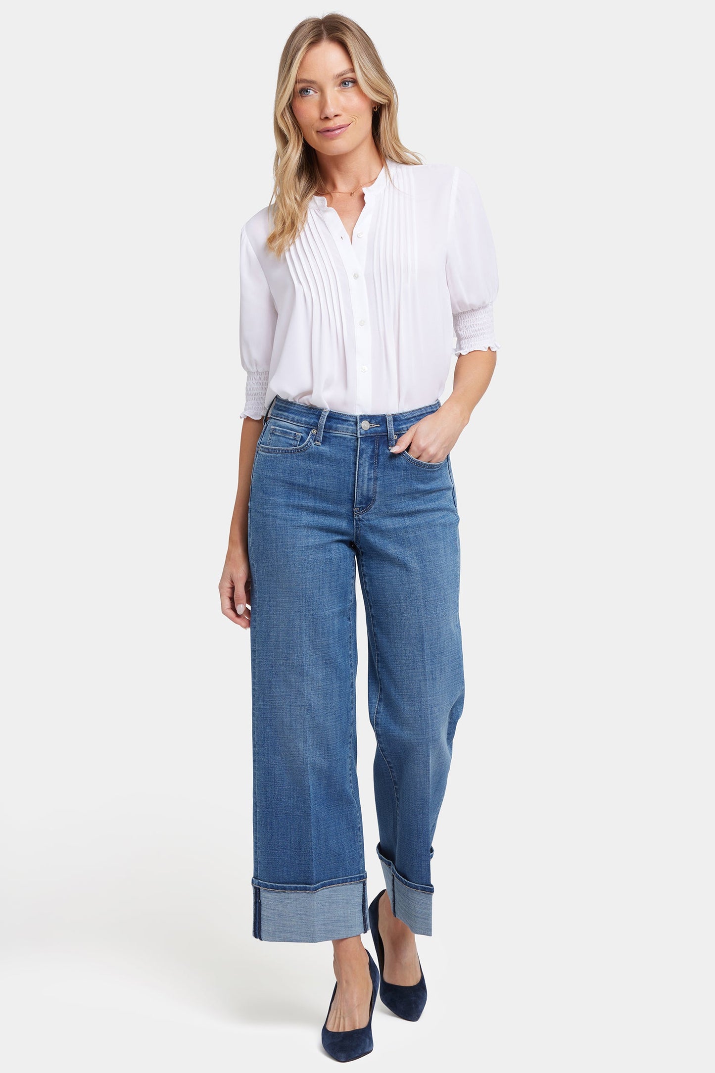 Teresa Wide Leg Jeans  - Stillwater Lake