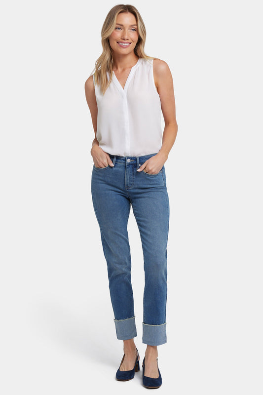 Sheri Slim Ankle Jeans - Costa Brava