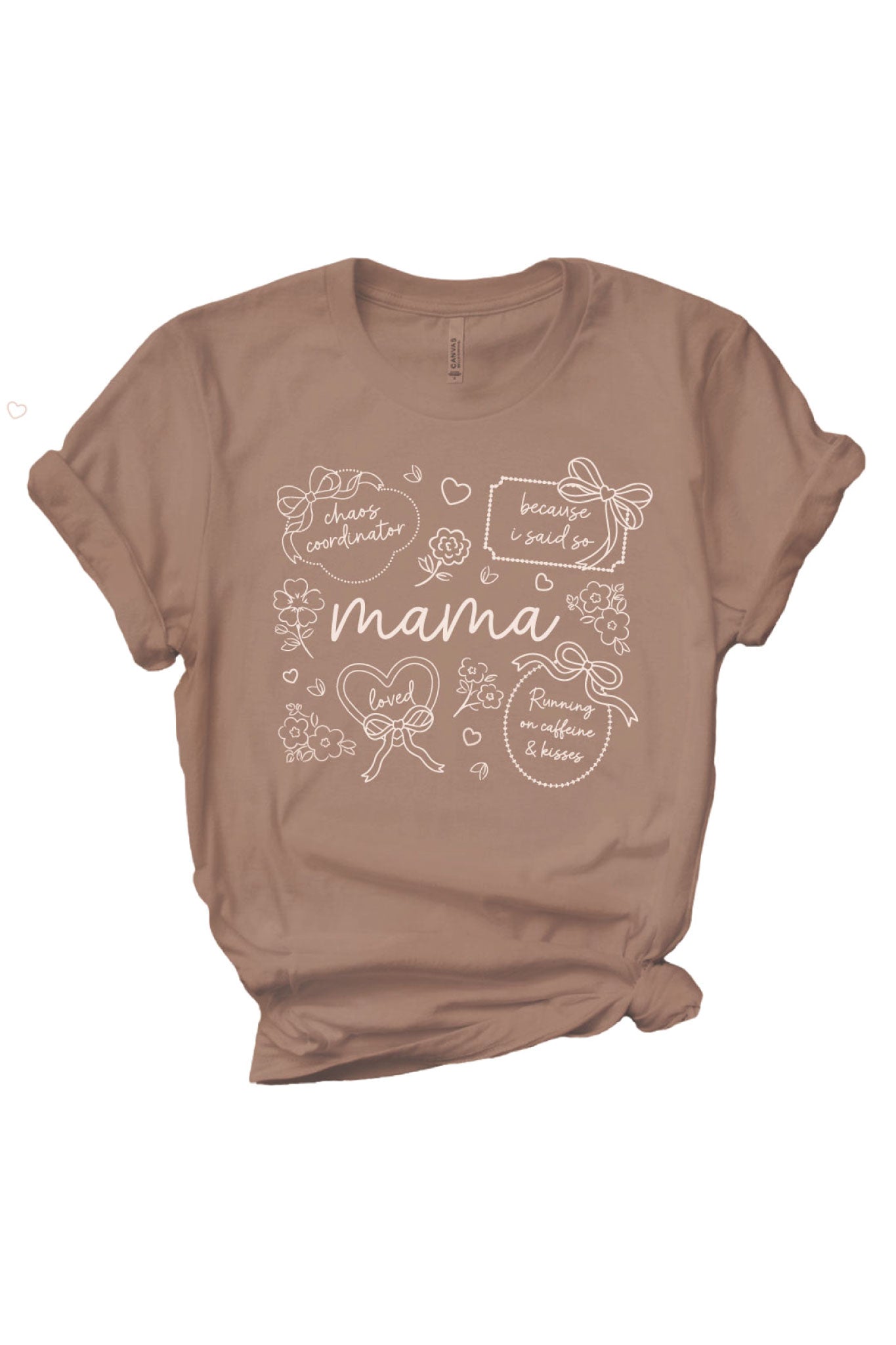 Mama Lives By Graphic Tee | Espresso