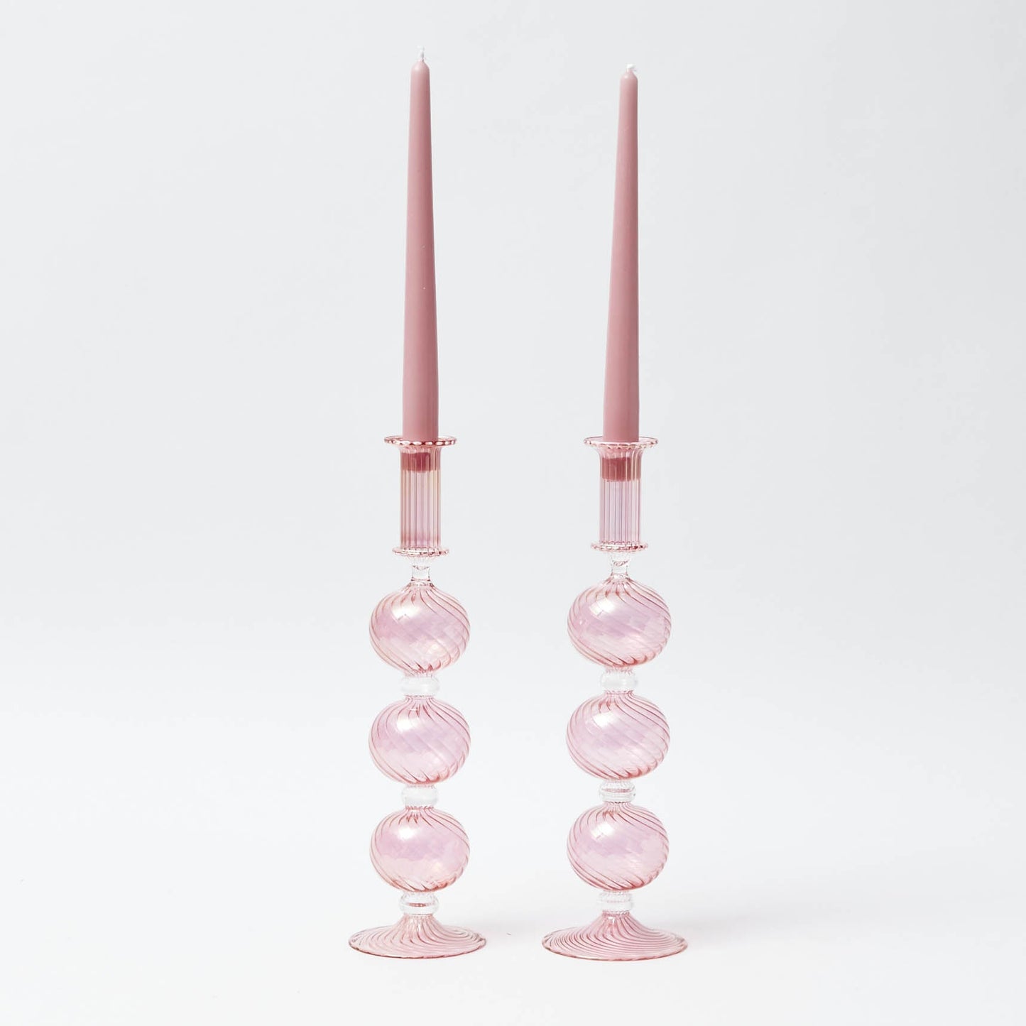 Peony Camille Candle Holders (Pair)