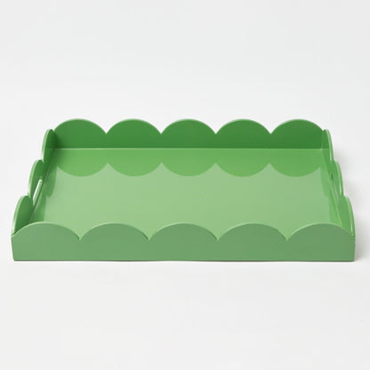 Green Lacquer Tray Set