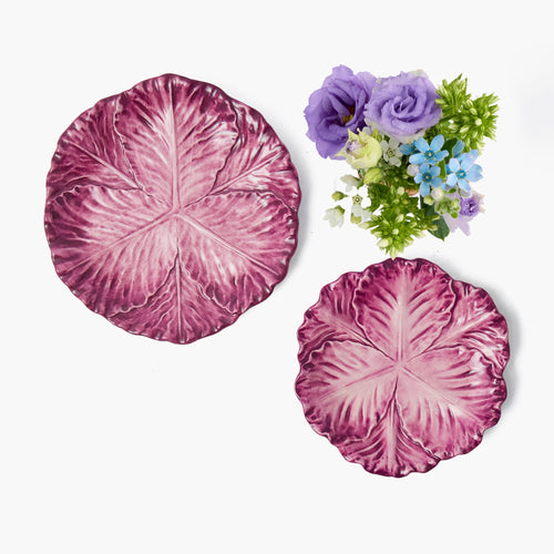 Aubergine Serena Cabbage Starter Plate