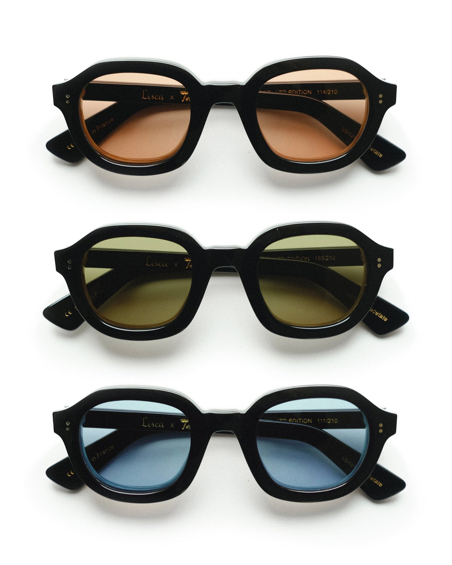 Lesca Lunetier x Tombolo (Charcoal Organic Lenses)