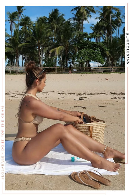 Slip Into Summer Thong Sandals - Nude