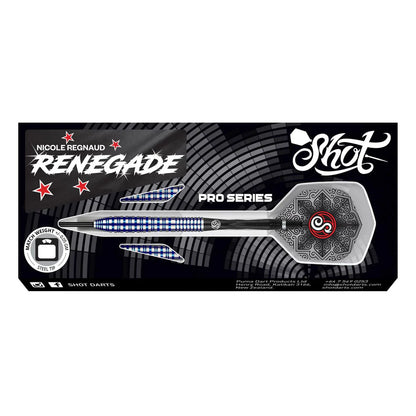 SHOT - NICOLE REGNAUD Renegade Darts Set - 90% Tungsten - 23g