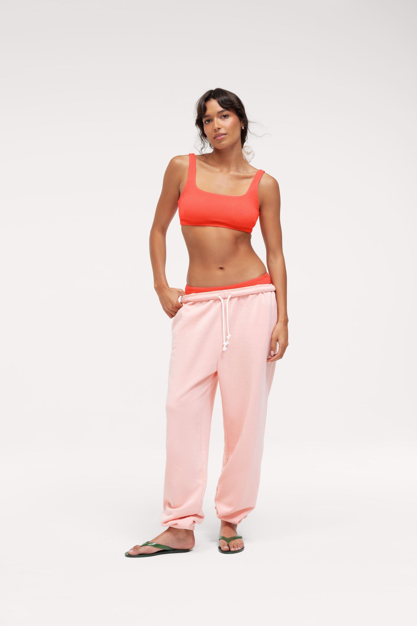 Square Neck Bikini Top | Crispy Papaya