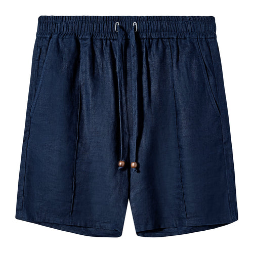 Easy-Going Shorts (Navy Linen)