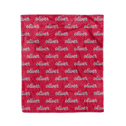 Personalized Color Blanket | Scarlet