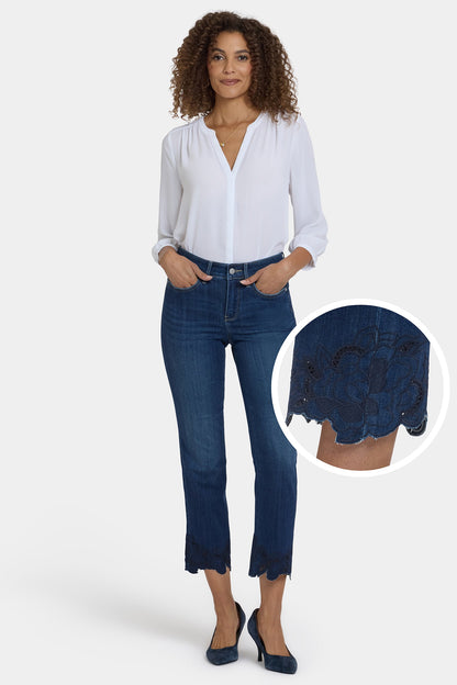 Marilyn Straight Ankle Jeans In Petite - Wonderland