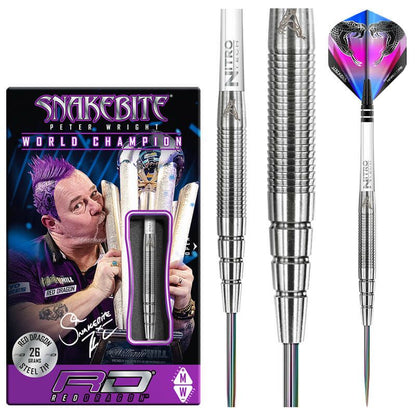 RED DRAGON Peter Wright Snakebite PL15 Darts - 90% Tungsten - 24g