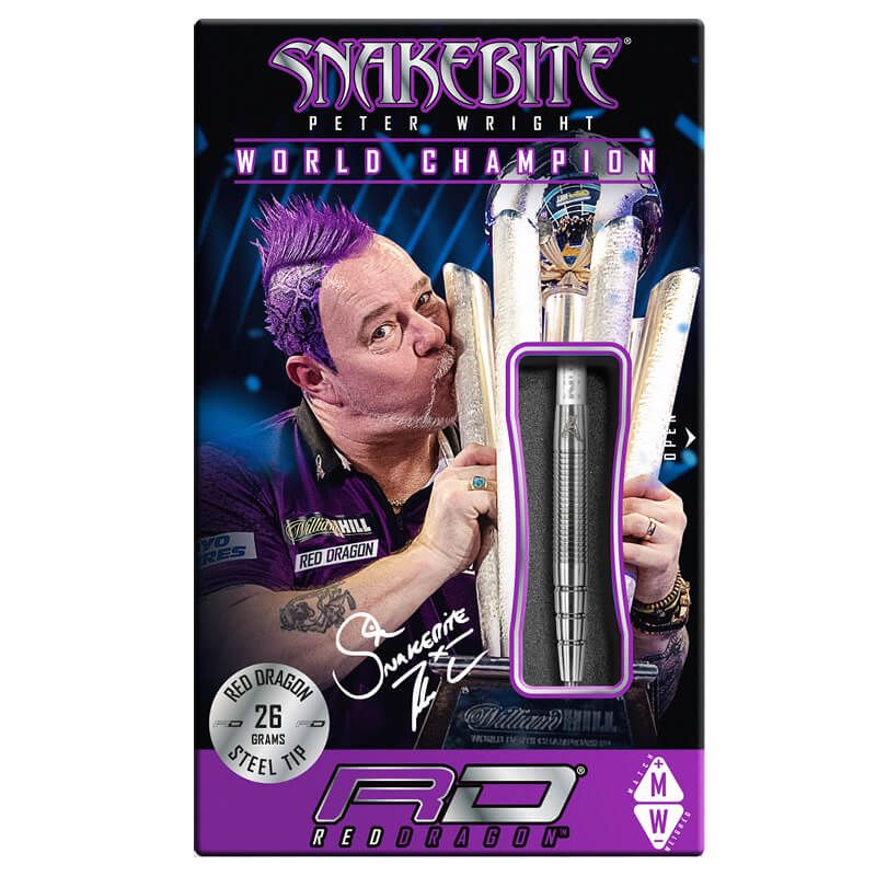 RED DRAGON Peter Wright Snakebite PL15 Darts - 90% Tungsten - 24g