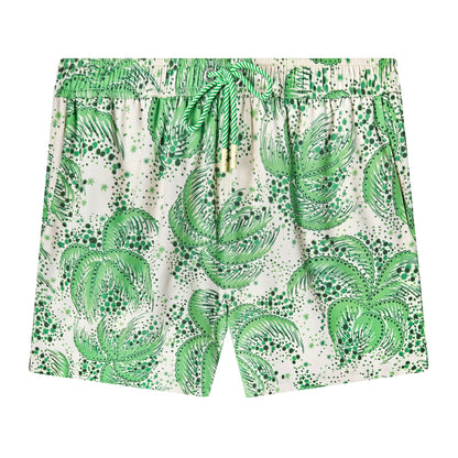 Palm Fronds Swim Trunks (Green)
