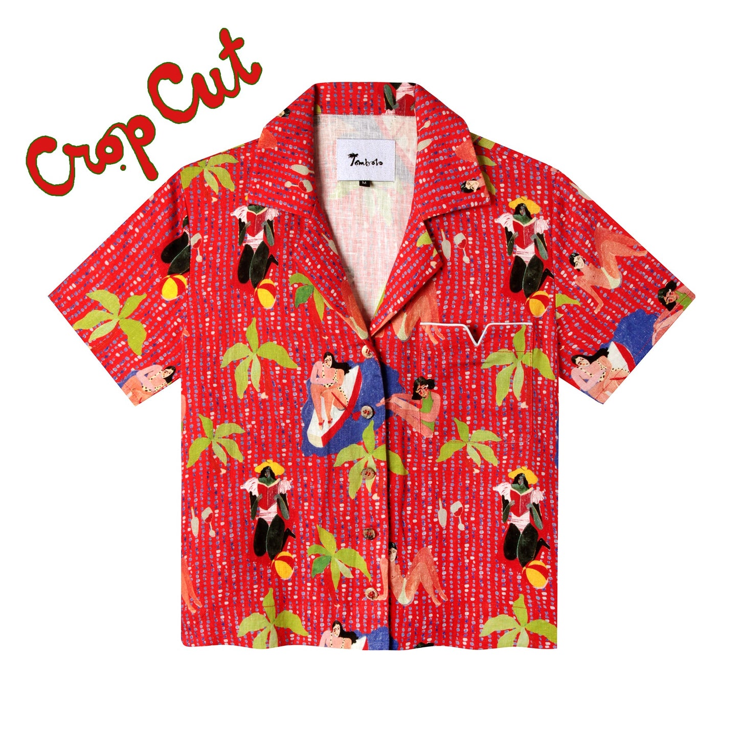 Ana Leovy x Tombolo ~ Crop Cut (Red)