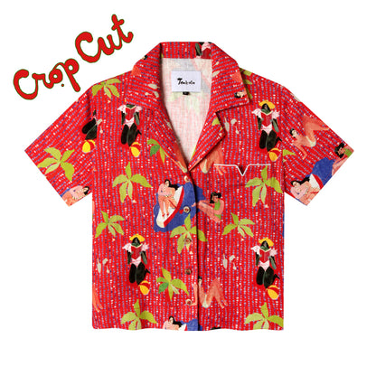 Ana Leovy x Tombolo ~ Crop Cut (Red)
