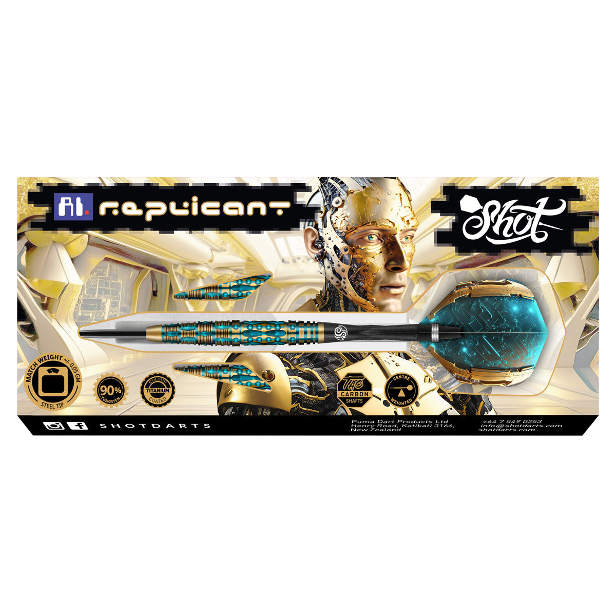 SHOT - AI REPLICANT Dart Set - 90% Tungsten - 23g