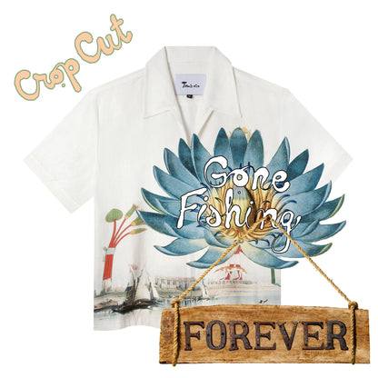 'River Bloom' Cabana ~ Crop Cut