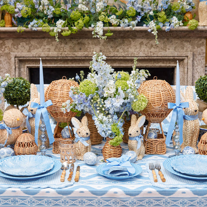Blue Eden Candle Holders (Pair)