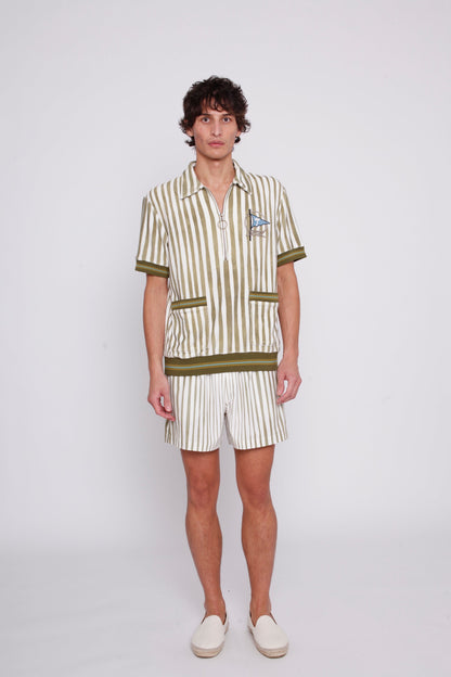 ‘Striper’ Cabana (Green)