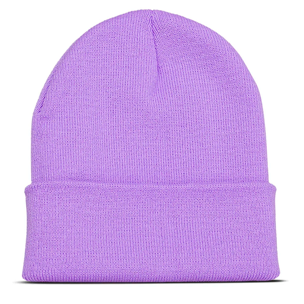 Custom Embroidery Design Logo Text Name Beanies Hats for Men Women Warm Winter Knit Cuff Beanie Cap Wholesale Dropshipping