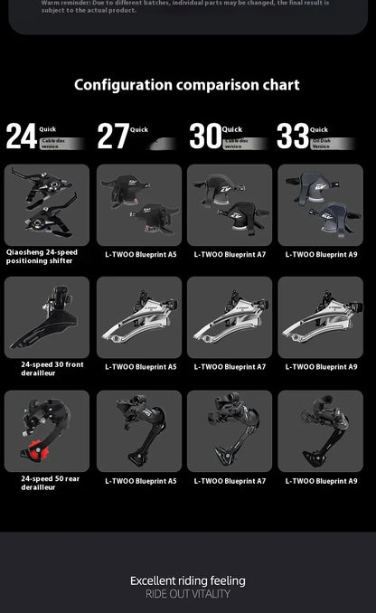 Magnesium Alloy26Inch mountain bike for adults men women, teenagers, and students33Speed Bike Disc Brake Shock Absorption