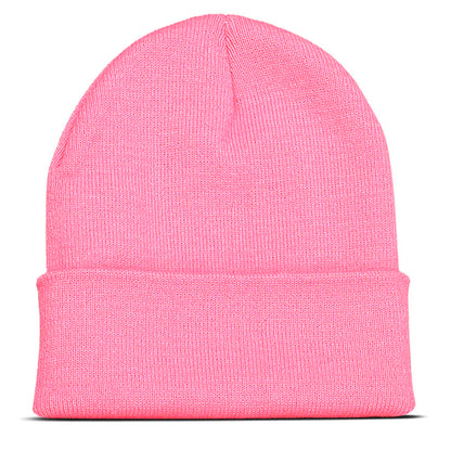 Custom Embroidery Design Logo Text Name Beanies Hats for Men Women Warm Winter Knit Cuff Beanie Cap Wholesale Dropshipping